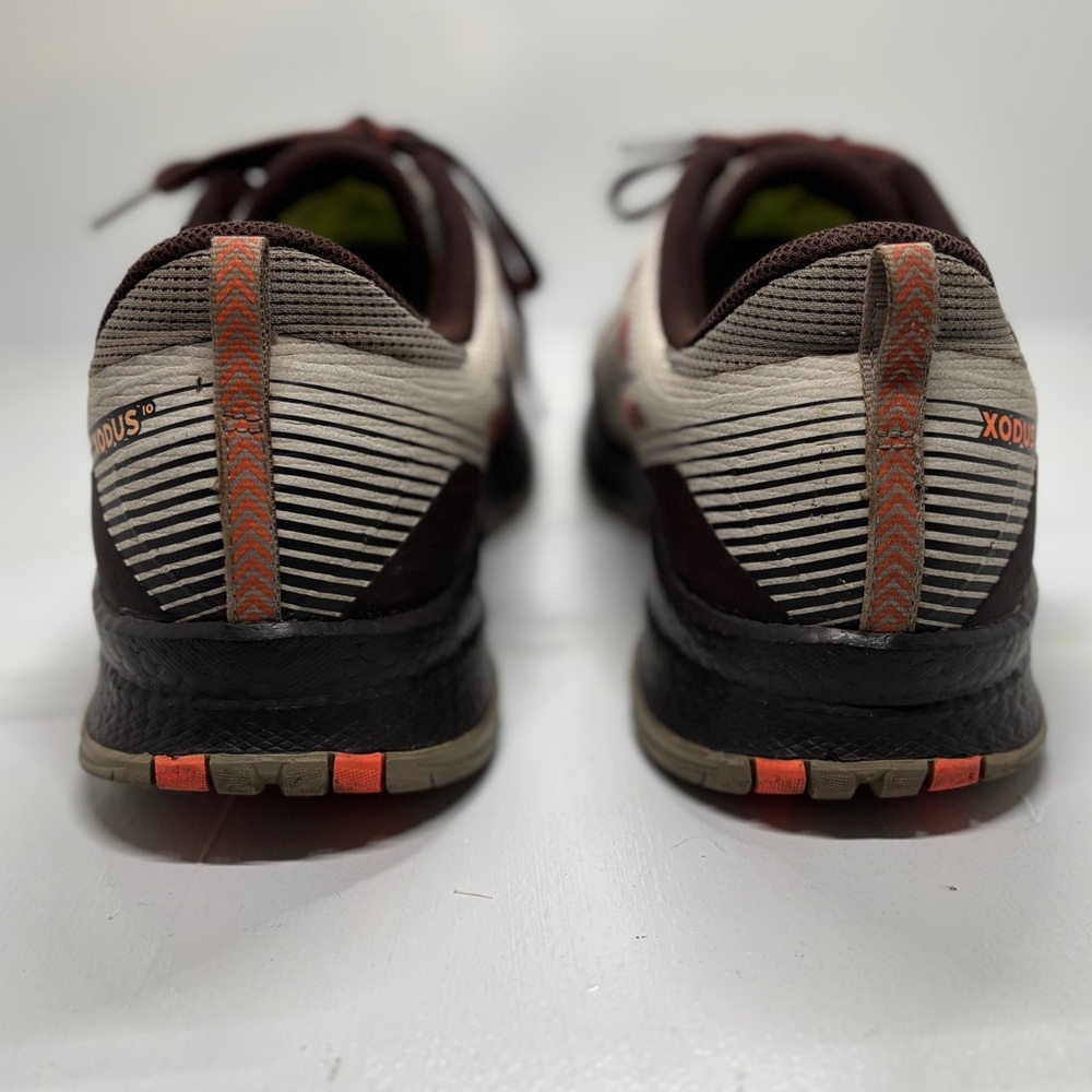 Saucony Xodus 10 Trail Running Shoes Men’s 13 S20555-35 Hiking Brown Orange - Picture 7 of 12